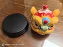 翊珗（YIXIAN）醒獅小擺件舞獅頭創意裝飾品陶瓷工藝品中國特色禮物送老外紀念品 禮盒裝【贈精美底座+閃電發貨】 曬單實拍圖