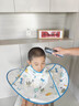 宜品達兒童理發(fā)圍兜寶寶剪發(fā)圍布集發(fā)神器不粘發(fā)專(zhuān)用罩衣嬰兒理發(fā)圍布兜 【寶寶理發(fā)圍布】藍色滑板恐龍 （送掃發(fā)綿+收納袋+夾子） 曬單實(shí)拍圖