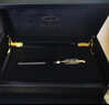 派克（PARKER）高端鋼筆 商務(wù)辦公送禮生日禮物定制馬年禮盒 精英睿智黑金夾墨水筆+木制禮盒 曬單實(shí)拍圖
