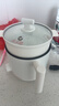 美的（Midea）電煮鍋 宿舍小電鍋 電蒸鍋 學(xué)生寢室一體泡面小火鍋電煮鍋 多功能鍋 電熱鍋 XZE1613 配蒸籠 1.7L 曬單實(shí)拍圖