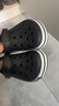 卡駱馳（CROCS）貝雅卡駱班洞洞鞋輕便耐磨一腳蹬休閑鞋女鞋時(shí)尚沙灘鞋|205089 黑色/白色-066 41 /42(260mm) 曬單實(shí)拍圖