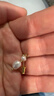 Meliades淡水珍珠耳墜強光巴洛克不規則珍珠耳釘復古耳勾耳飾禮物 巴洛克珍珠耳釘 曬單實拍圖