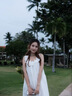 多想余白色連衣裙裙子女高級(jí)感2026年新款夏季長(zhǎng)裙海邊度假無(wú)袖背心裙 白色立體花朵背心連衣裙 M 【建議85-105斤】 曬單實(shí)拍圖