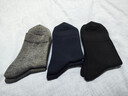 京東京造【100%純棉10A抗菌】春夏襪子男防臭透氣休閑商務(wù)中筒襪 黑灰藏青 曬單實(shí)拍圖