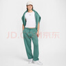 耐克(NIKE)春夏女短袖圓領(lǐng)T恤 運動(dòng)休閑 緊身衣FV5509-100 白S 曬單實(shí)拍圖