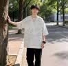 真維斯大碼短袖男夏季冰絲薄款寬松加肥加大百搭圓領胖子半袖t恤男裝 黑色 XL 建議120-140斤 曬單實拍圖
