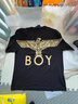 BOY LONDON【黑宣縱令】BOY LONDON夏季男女同款翅膀時尚潮牌休閑T恤N01917 黑色 L 曬單實拍圖