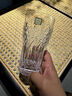 KAGAMI日本江戶切子手工水晶玻璃透明焰火平底杯啤酒杯子冷飲直筒杯禮物 焰火啤酒杯420ml 曬單實拍圖