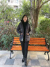 緹米媗媽媽羽絨服短款洋氣印花2024新款中老年女冬裝寬松大碼加厚棉衣 藍(lán)色（羽絨服） 2XL建議穿120-135斤 曬單實(shí)拍圖