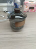 高茗 日式玻璃蓋碗茶杯防燙茶碗家用不燙手泡茶杯手抓茶壺功夫茶具 墨雨蓋碗【煙灰】200ml 曬單實拍圖