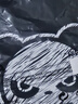 HIPANDAt恤男日系短袖青少年潮流半袖夏季純棉美式復古潮流男黑色XL 曬單實拍圖