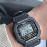 卡西歐（CASIO）G-SHOCK系列經典小方塊街頭時尚運動防水防震方形手表男送禮推薦 正顯小方塊DW-5600UE-1/DW-5600E-1 曬單實拍圖