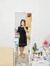 歌莉婭連衣裙女2026新款夏季優雅大方針織荷葉袖連衣裙1F4C4H1C0 00B黑色 M 曬單實拍圖