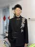 駱森馳（LUOSENCHI）新中式西裝男套裝結婚婚禮西服訂婚男裝衣服新郎男士國潮高端外套 西服+白襯衫+黑西褲【三件套】 M 建議85-105 曬單實拍圖