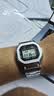 卡西歐（CASIO）手表男G-SHOCK小方塊小銀塊電子運(yùn)動(dòng)日韓表七夕GMW-B5000D-1C 曬單實(shí)拍圖