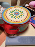 DJECO兒童玩具手拍鼓音樂(lè )木鼓敲擊打擊樂(lè )器 2-3-4歲寶寶幼兒小鼓 曼波變色龍小鼓DJ06004 曬單實(shí)拍圖