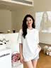 回力純棉短袖t恤女2026年新款夏季大碼女裝上衣胖mm正肩寬松顯瘦半袖 曬單實拍圖