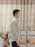 萊克斯頓男裝春季純色長(cháng)袖襯衫男商務(wù)正裝通勤襯衣職業(yè)裝男上衣 淺杏色 XL 曬單實(shí)拍圖