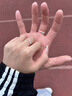 中國黃金（CHINA GOLD）木與枝足銀情侶戒指男女款連理枝對戒七夕情人節(jié)禮物送男女友生日 京速達-足銀木與枝情侶戒指 曬單實拍圖
