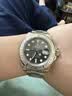 勞力士（ROLEX）游艇名仕型 灰游艇 自動機(jī)械機(jī)芯 100米防水 40mm 男表 瑞表  曬單實(shí)拍圖