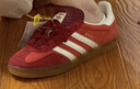 阿迪達(dá)斯（adidas）三葉草 女 GAZELLE INDOOR W  IE1051 淺猩紅  40 曬單實(shí)拍圖