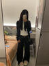 梵昇昱低腰微喇牛仔褲女夏季新款辣妹寬松垂感顯瘦美式復古闊腿長褲子 L 【適合165cm以上】 曬單實拍圖