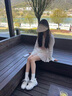 CAMILA KSENIA老爹鞋女士2026年新款夏季休閑德訓鞋百搭厚底內(nèi)增高運動小白鞋子 米灰色 37 曬單實拍圖