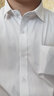 鱷魚恤短袖襯衫男商務職業(yè)上班夏季純色免燙加肥加大碼男士襯衣 黑色平紋 39 170/88A 曬單實拍圖