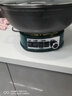 奧克斯（AUX）電炒鍋多功能家用電熱鍋加深鑄鐵無(wú)涂層物理不粘大功率可定時(shí)蒸鍋炒菜鍋蒸煮一體鍋 38CM定時(shí)雙籠（推薦7-9人） 曬單實(shí)拍圖
