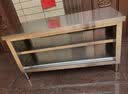 仝本匠304不銹鋼廚房置物柜子工作臺操作臺飯店櫥柜儲物柜灶臺碗柜收納 304特厚款長60寬40高80 單通無門 曬單實拍圖