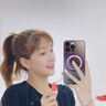 迷炫 【進(jìn)口素皮】適用蘋果16promax手機殼iPhone16指環(huán)旋轉(zhuǎn)支架保護(hù)套男女款躺躺蠟筆小新全包防摔 【躺平小新暗紫】環(huán)形支架紫色+立體浮雕 iPhone16ProMax 曬單實拍圖