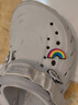 卡駱馳（crocs） 洞洞鞋配飾 裝飾夏季新款時(shí)尚個(gè)性DIY鞋扣鞋花智必星 10007117/彩虹 MISC 曬單實(shí)拍圖