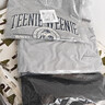 Teenie Weenie小熊女裝秋休閑簡約時髦拼接條紋中領打底衫 藏青色 M 165 曬單實拍圖