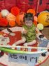 G.duck小黃鴨童裝嬰兒衣服夏季薄款包屁衣新中式旗袍女寶寶哈衣夏天爬服 綠色 66cm 建議0-3個月8-12斤 曬單實拍圖