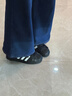 adidas明星/運動員同款 SUPERSTAR II貝殼頭板鞋阿迪達斯三葉草   黑色/白色（推薦選小半碼）   37 曬單實拍圖