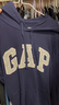 蓋璞（GAP）男女裝春季款貼布繡logo連帽衫衛(wèi)衣經(jīng)典上衣美版868453 曬單實(shí)拍圖