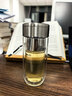 希諾（heenoor）茶水分離玻璃杯男士商務簡約創意泡茶杯過濾車載便攜水杯高檔禮盒 本色280ml 曬單實拍圖