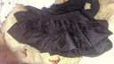 尤克達蒂（yookdd）白色蛋糕裙蓬蓬短裙顯瘦防走光女甜美軟妹半身裙A字裙芭蕾風短裙 黑色蕾絲蛋糕裙均碼【80-120】 曬單實拍圖