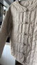 MUJI 女式木棉混盤扣棉服夾克外套女款女裝棉衣新中式26年 BD12HA6S 淺米色 S (155/80A) 曬單實拍圖