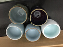肖字和德品茗杯官定鈞汝哥窯茶杯陶瓷功夫茶具小茶杯汝瓷開片可養(yǎng)個(gè)人單杯 品香杯-5杯（禮盒裝） 曬單實(shí)拍圖