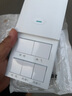 國際電工86型浴霸開關(guān)通用五開帶蓋式浴室開關(guān)面板燈暖換氣照明五合一 五開浴霸開關(guān)-白色 曬單實(shí)拍圖