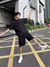 馬克華菲（MARK FAIRWHALE）休閑套裝男士2026夏季新款運動工作寬松高級感上衣短袖襯衫服褲子 黑色 【夏季薄款】 XL 【建議130-145斤】 曬單實拍圖