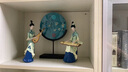 尚廷銘巢  中國風(fēng)擺件中式國潮古典仕女高檔家居客廳玄關(guān)酒柜輕奢裝飾品 青綠撫琴仕女 曬單實(shí)拍圖