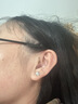 曼禾（MANHE）S999足銀耳釘女士2026新款耳環(huán)飾老婆生日七夕情人節(jié)禮物送女朋友 曬單實(shí)拍圖