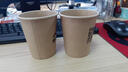 本木良品 高端牛皮一次性紙杯定制定做 咖啡杯奶茶杯茶水杯豆漿杯訂制 8盎司定制1000只(約240ml) 不帶蓋 曬單實(shí)拍圖