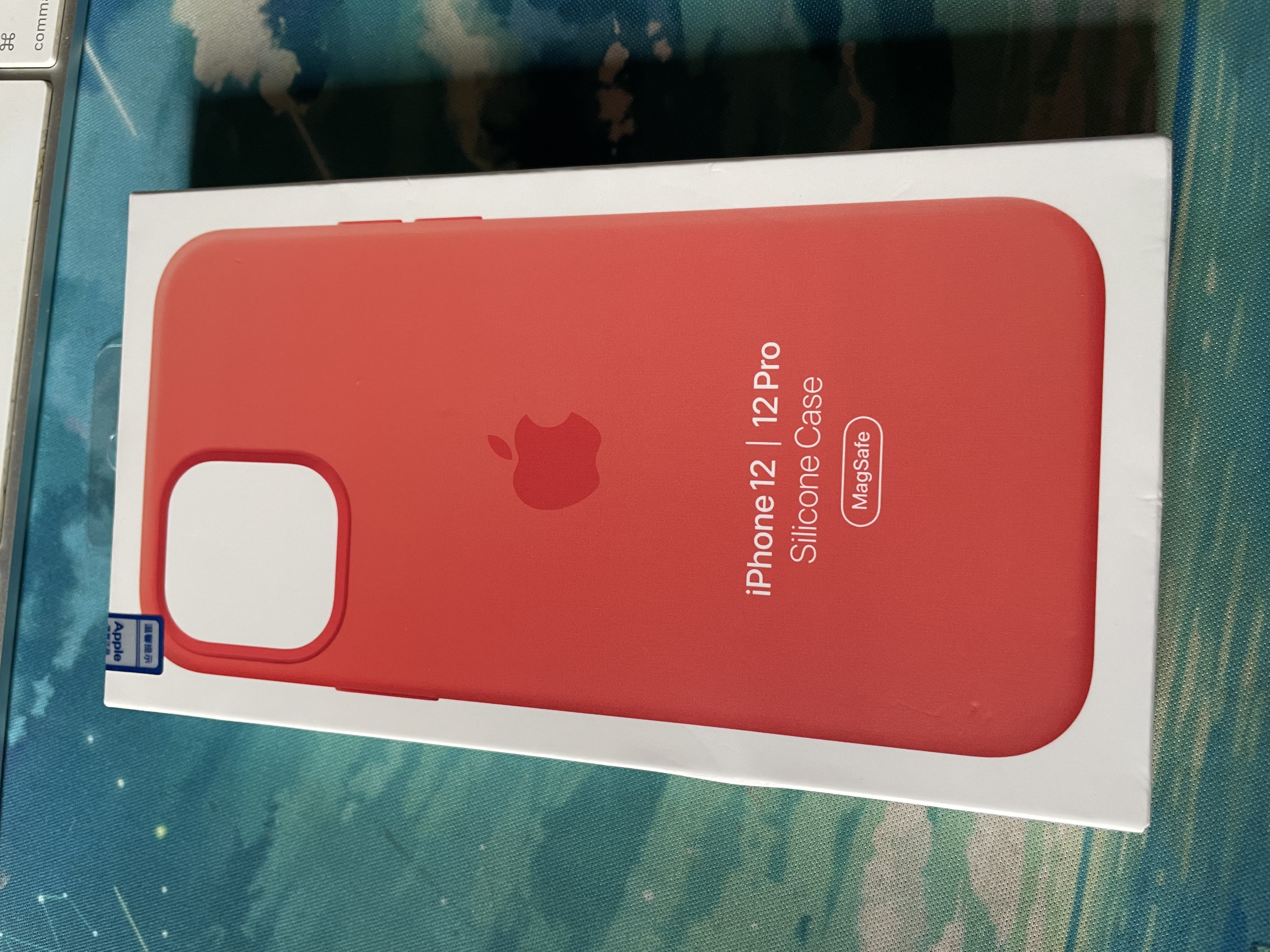 【正品原裝】iPhone12/12Pro手機殼MagSafe磁吸原裝保護殼蘋果12保護套手機外殼 粉橘色 曬單實拍圖