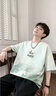 花花公子（PLAYBOY）青少年短袖T恤男2026夏季新款學院風百搭寬松學生印花涼感半袖棉t 白色 【優選品質T恤】 XL 【120-140斤】 曬單實拍圖