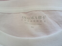 貂卡短袖班服定制t恤情侶訂制文化衫廣告衫diy上衣工作衣服印圖字logo 白色 4XL 曬單實拍圖