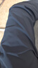本來（benlai）男裝涼感速干男士休閑褲通勤直筒褲2026春新款褲子男BRS660001 墨藍(lán) L 曬單實拍圖
