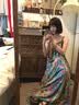 槿城新中式國風套裝云南旅游穿搭女裝民族風拍照油畫吊帶連衣裙開衫 吊帶裙 QZ28N S 曬單實拍圖